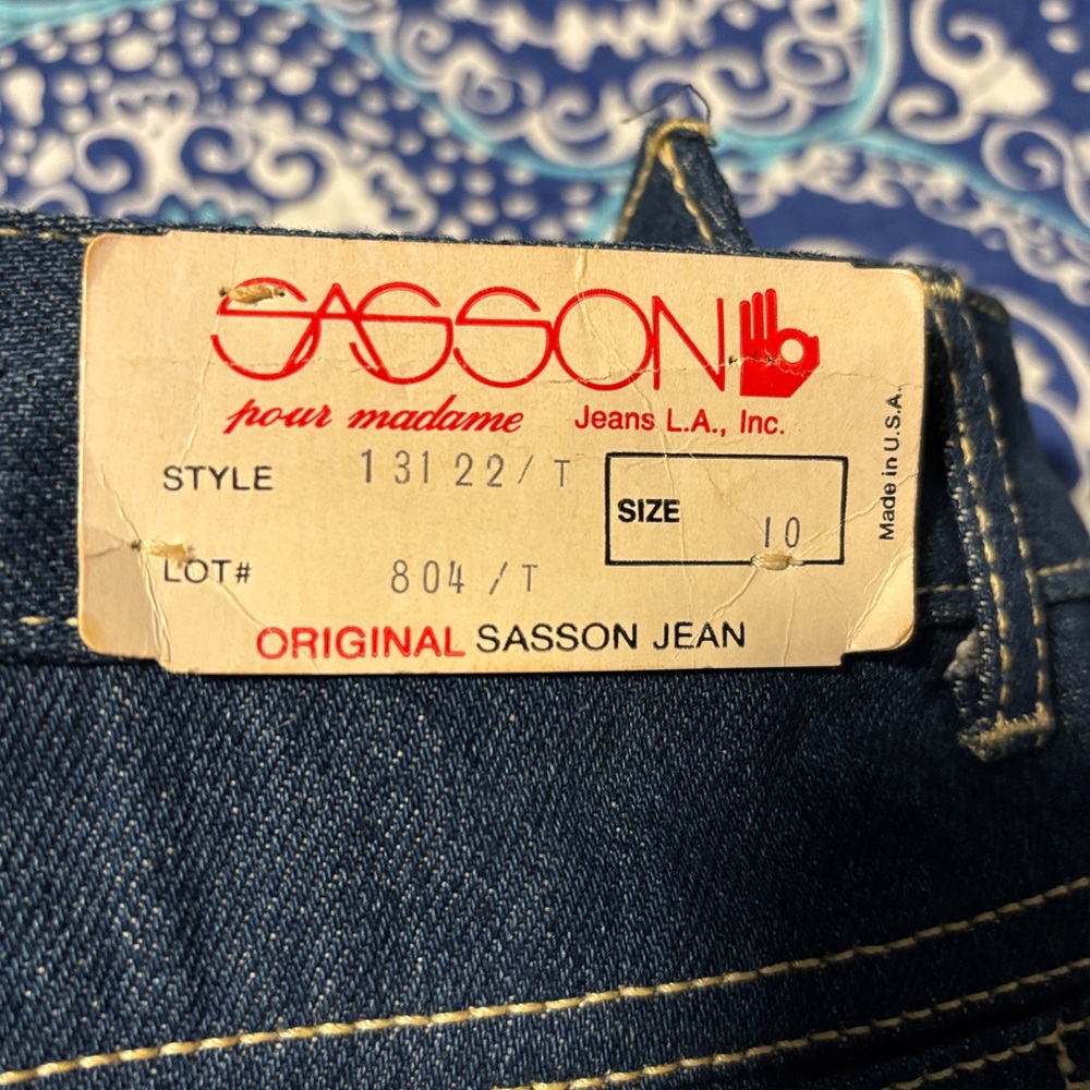 SASSON Dark Blue Denim Jeans
